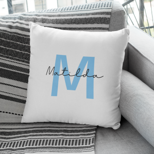 Initial & Name Personalised Cushion (16")