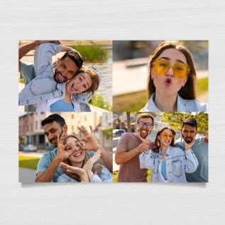 4-Image Collage Photo Print (8x6”)