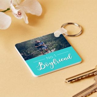 No1 Boyfriend Photo Keyring