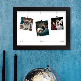 Timeline Print and Frame