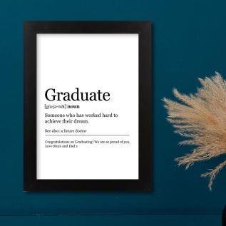 Graduate Definition Print and Frame