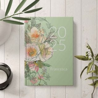 Floral Personalised Diary