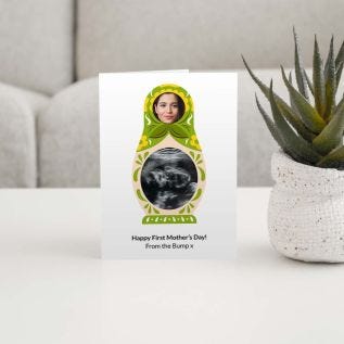 Nesting Doll Baby Scan Card