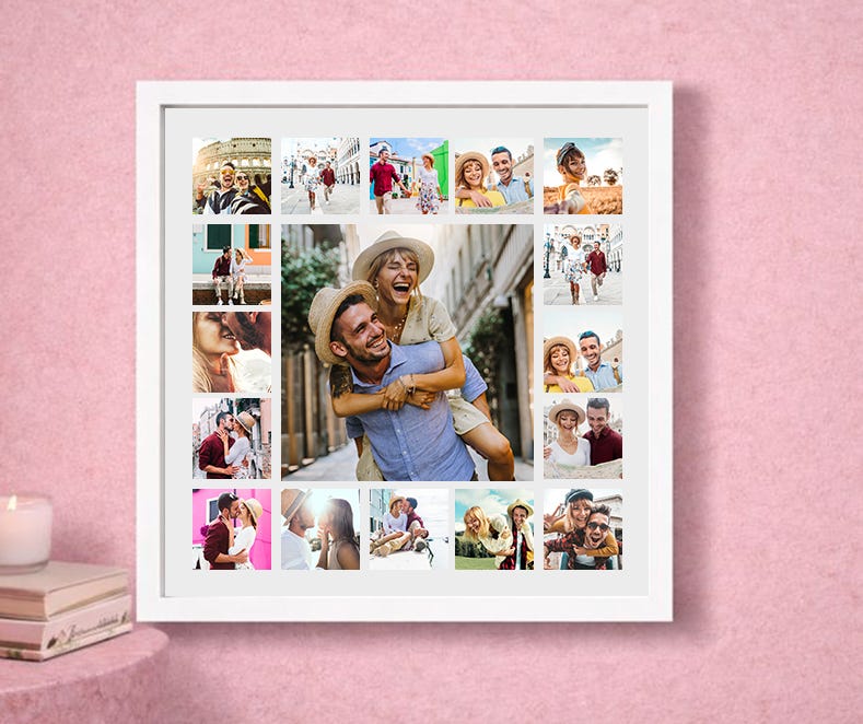 Personalised canvas prints as a Christmas gift