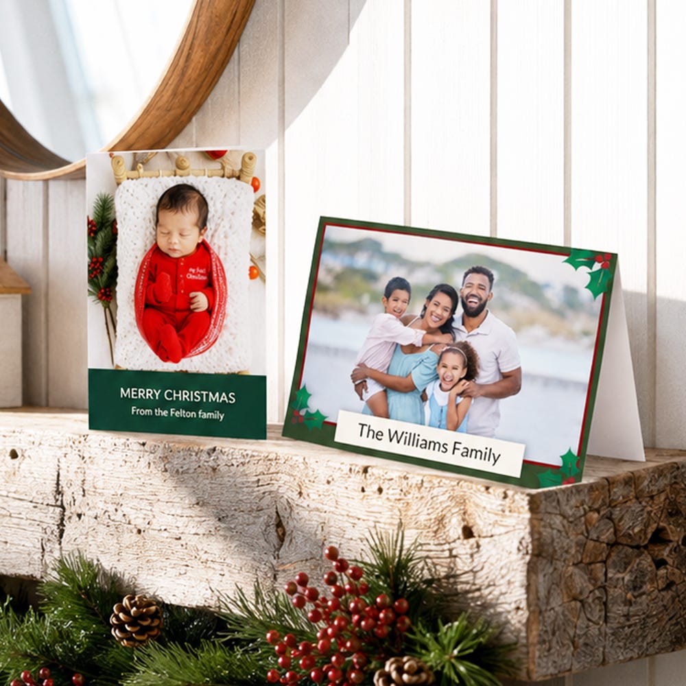 Personalised Christmas cards